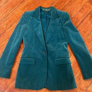 Gucci Green Velvet Blazer